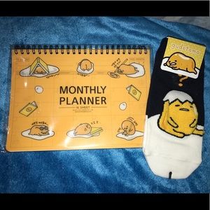 Gudetama 2018 Calendar/Planner & pair of socks